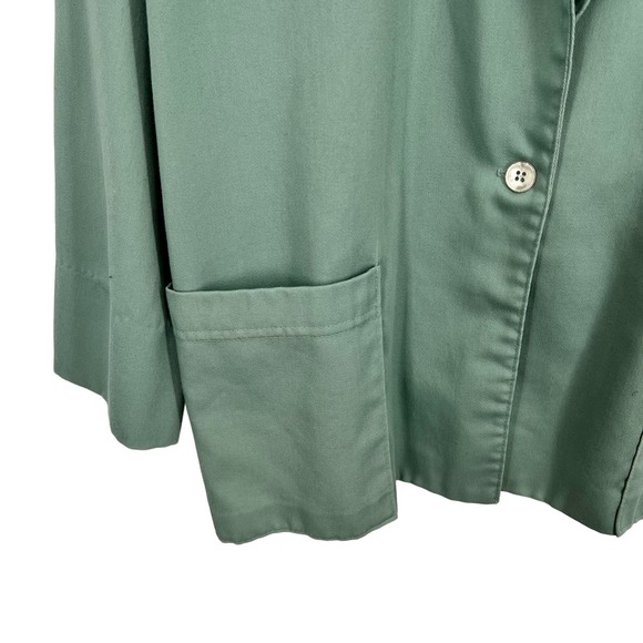 Alfred Dunner Plus Size 18 Sage Green Blazer Jacket Blouse Shirt Top Business - Picture 5 of 7